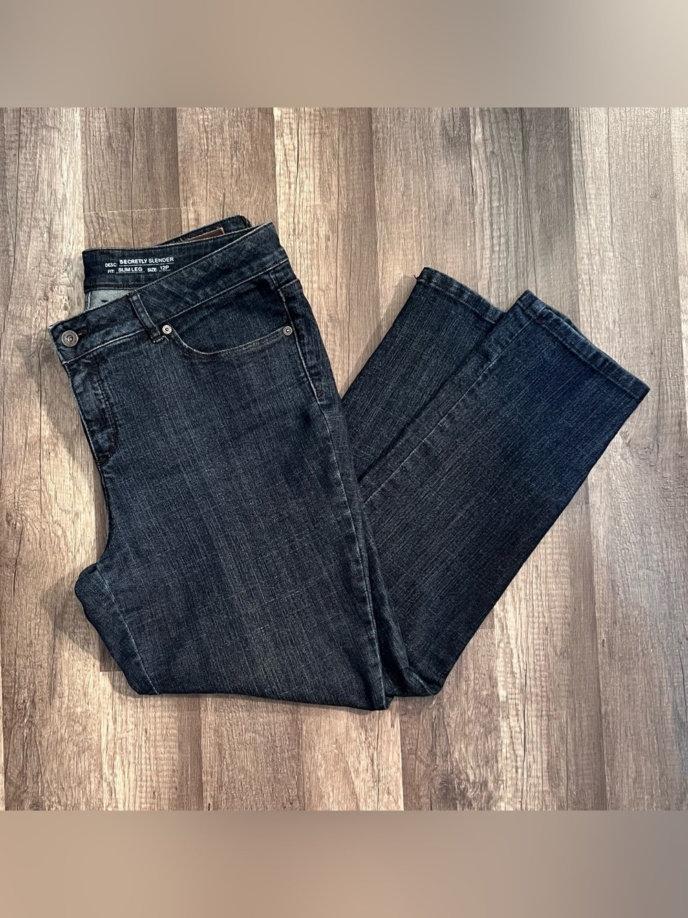 Liz Claiborne Secretly Slender Slim Leg Size 12 Petite